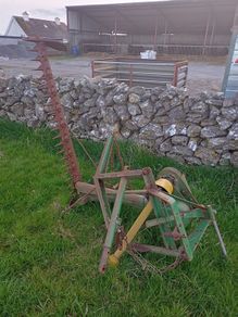 Finger bar mower