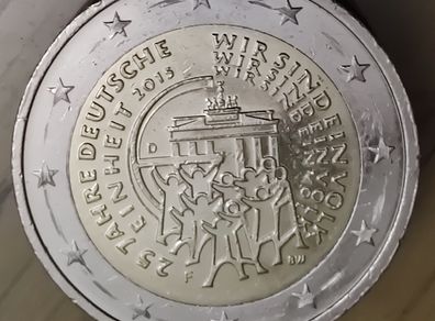 Germany 2 Euro 2015 - 25 Years of German Unity