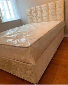New Stylish single ,Double 4ft, 4ft6, King 5ft And 6ft Superking Sizes Divan Beds Instock. Drawers And Optional Tufted Mattresses Available. Free Delivery