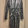 Black/Silver Sequin Midi Dress (Boohoo) Image 5