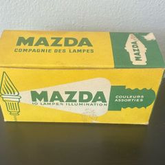 Vintage Mazda Coloured Bulb Set