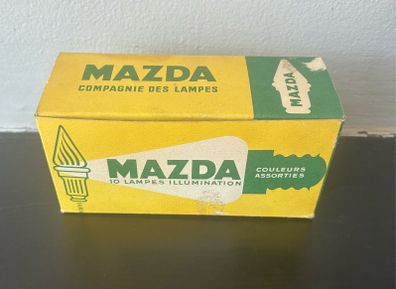 Vintage Mazda Coloured Bulb Set