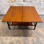 Mid Century Rosewood Extending Coffee Table with Under Tray Image 3