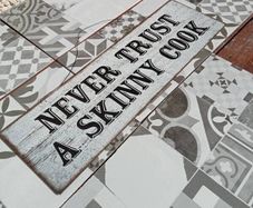 Metal sign