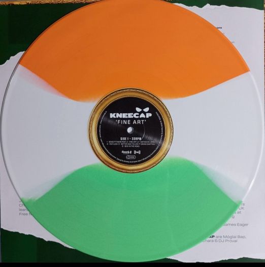 Tri-Colour Vinyl Record KNEECAP - "Fine Art"