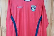 West Bromwich Albion Football Shirt, 09/10. Long Sleeve. Vintage 2009-10. Size M Medium. genuine Umbro WBA away Jersey Red stripe football shirt top baggies premiership.