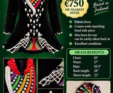 Irish Dancing  Dress