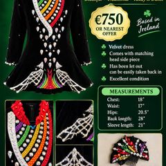 Irish Dancing  Dress
