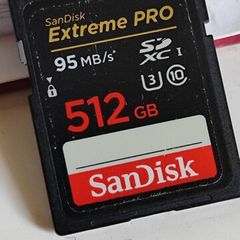 Sandisk Extreme Pro 512GB SD Card