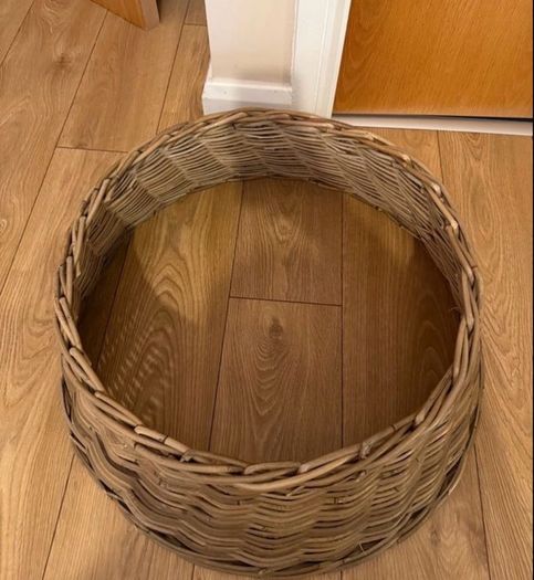 Wicker Christmas tree skirt