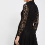 Black Savida Lace Mini Dress Image 2