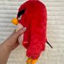 Terence Red Angry Birds Plush 2019 approx. 11" dirty Used Please see photos Image 10