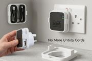 Blink Sync Module 2 Plug Mount UK Outlet Bracket Holder, Space Saving Cable Management Outlet Mount for Amazon Blink Security System