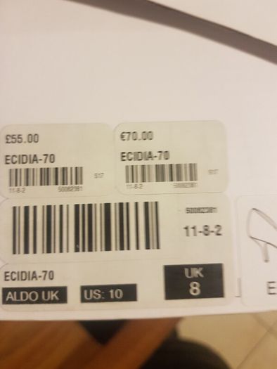 Aldo off white heels