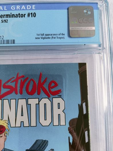 Deathstroke The Terminator  Issue 10 CBCS / CGC 9.2 Certified Graded Comic Framed  DC Marvel