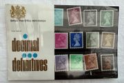 British stamps Issued in 1971 - decimal definitions pack