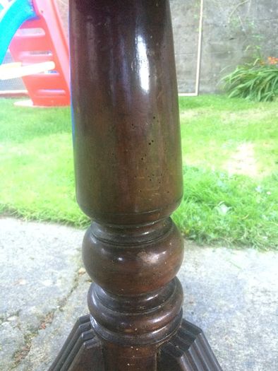 Antique Mahogany Dining Table restoration Project