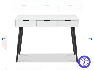 White desk