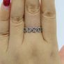 Vintage Silver Ring Star of David Image 6