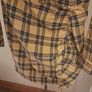 BNWT Boohoo Rouched Fitted Check Shirt Dress Mustard size UK12 EU40 Postage included Image 8