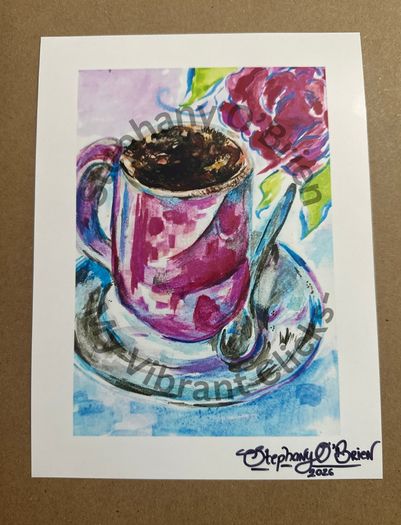 A Pink Cup - Print Of Original Artwork