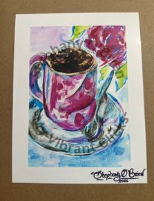 A Pink Cup - Print Of Original Artwork