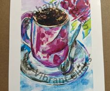 A Pink Cup - Print Of Original Artwork