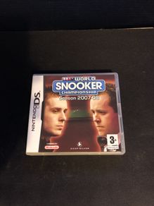 World Snooker Championship Season 2007-08 Nintendo Ds