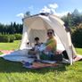 Outdoors Instant Shader Extended Easy Up Beach Tent Sun Shelter - Extended Zippered Porch Included Image 3