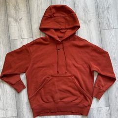 Nike Phoenix Fleece Oversized Hoodie Orange - Size XS