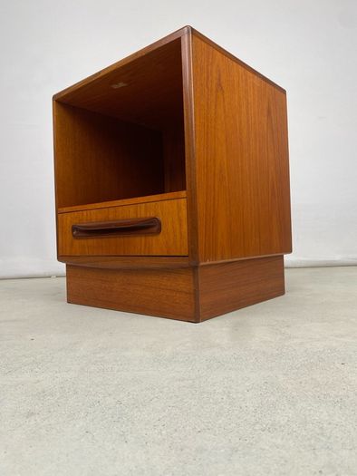 Vintage G Plan Mid Century Teak Bedside Tables / Cabinets