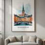 Stockholm Wall Art Print, Travel Poster Image 8