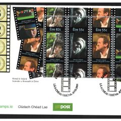 2008 Ireland Filmed in Ireland Commemorative Stamp Miniature Sheet An Post First Day Cover (FDC)