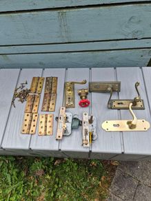 Brass Handles, hinges & locks