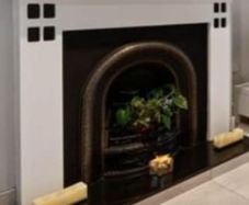Fireplace and surround