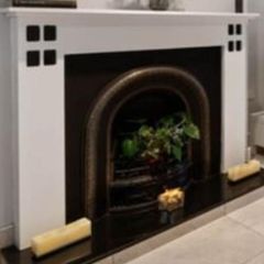 Fireplace and surround