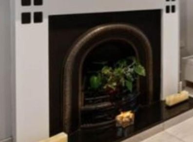 Fireplace and surround