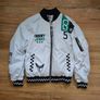 Tommy Jeans White Bomber Jacket Image 2