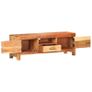 TV Cabinet 116x30x40 cm Solid Acacia Wood Image 4