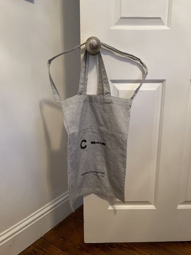 Massimo Dutti Grey Tote Bag