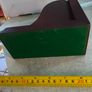 Hand Carved Single Book End Solid Mahogany Irish Oak Carvings. Image 6