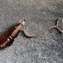 Silver antique baltic natural amber brooch Image 8
