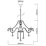 Parkton 8-Light Crystal Chandelier Image 3