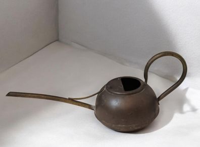 Vintage Brass Teapot and English Elpec Watering Can