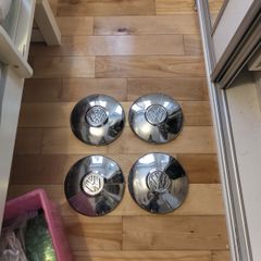 VW beetle campervan chrome hub caps