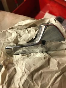 Golf cabrio interior chrome door handles
