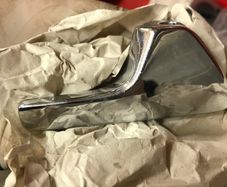 Golf cabrio interior chrome door handles