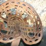 Antique PIERCE Cast Iron Tractor Seat Image 8