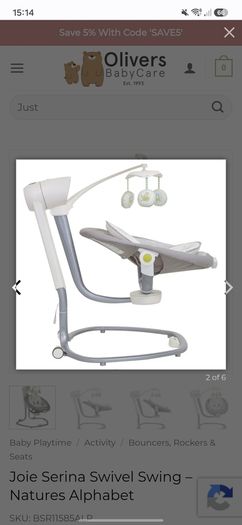 joie swivel swing
