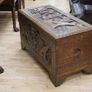 Large Chinese Carved Camphorwood Chest / Blanket Box Image 3